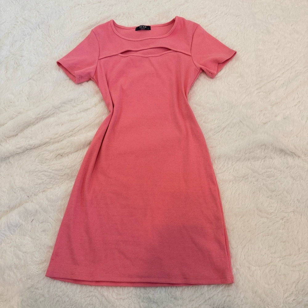 Elegant Pink Women's Dress